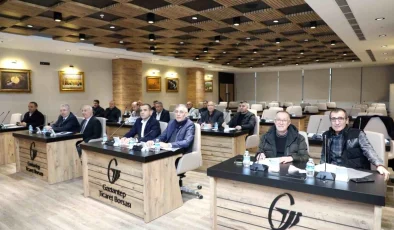 GTB Aralık Ayı Meclis Toplantısı Gerçekleştirildi