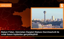 Bakan Fidan, Gürcistan Dışişleri Bakanı Darchiashvili ile ortak basın toplantısı gerçekleştirdi