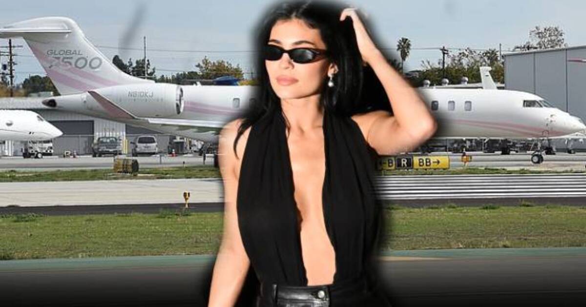 Kylie Jenner’a özel jet tepkisi: Yılbaşından bu yana 11 kez uçtu