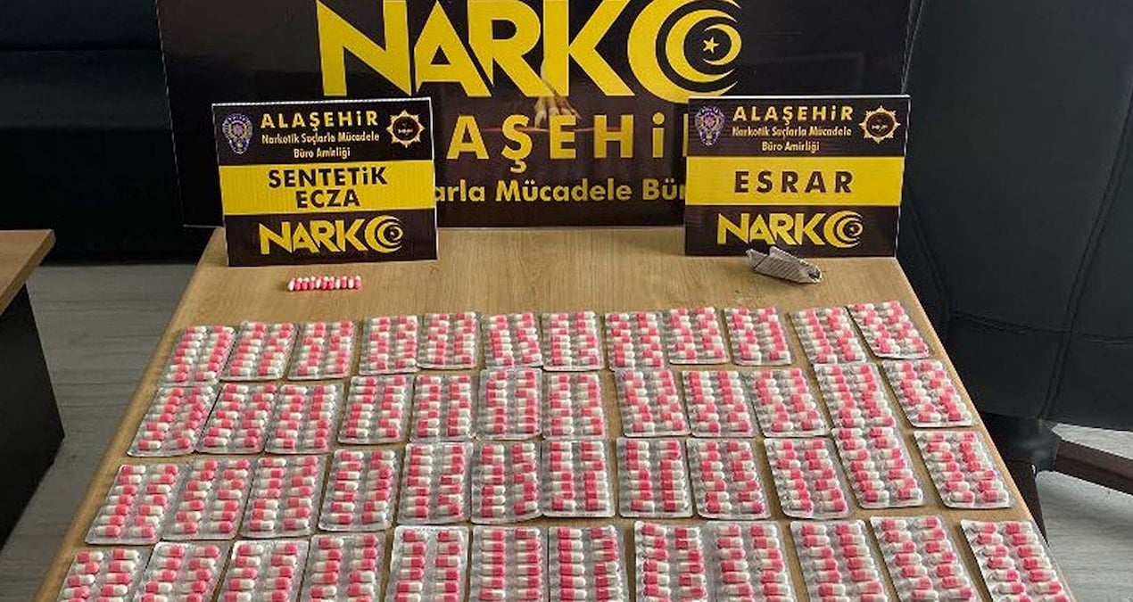 Evinde bin hap ele geçirilen şüpheli tutuklandı